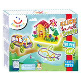 Bâtons de construction flexibles Clics Spaghettiez 3D Art, 160 pcs.