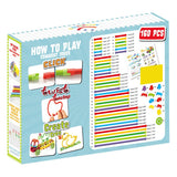 Bâtons de construction flexibles Clics Spaghettiez 3D Art, 160 pcs.