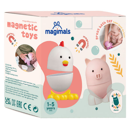 Jouets magnétiques de la ferme bancale de Magimals Wilby