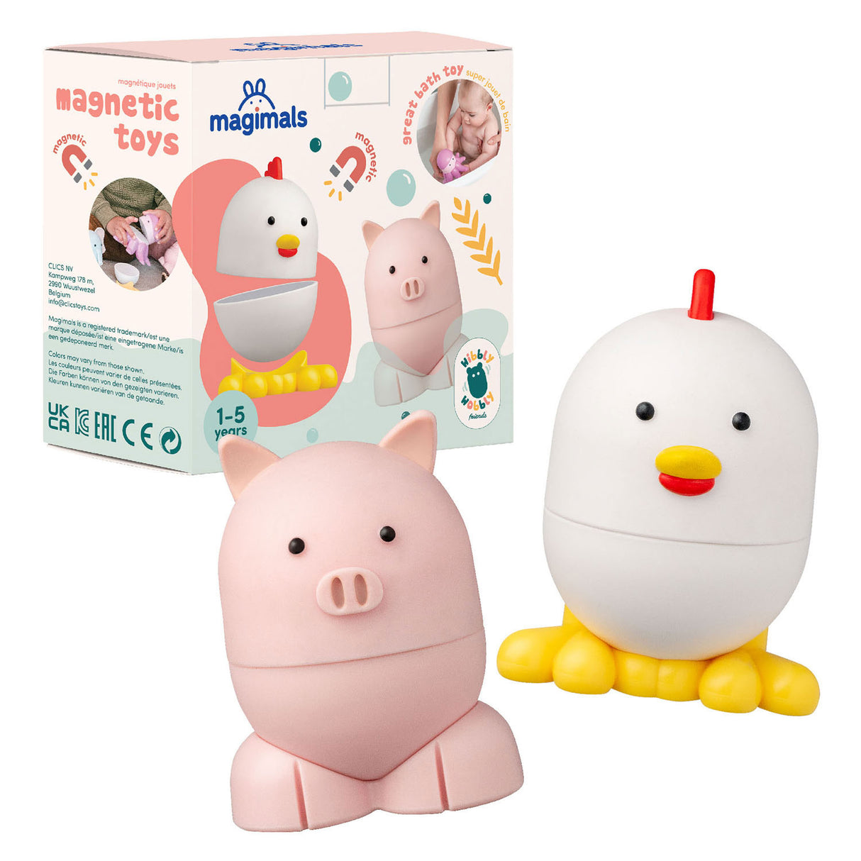 Jouets magnétiques de la ferme bancale de Magimals Wilby