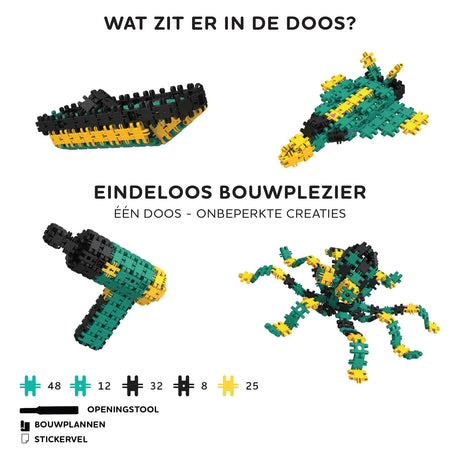 Clics nano - constructeurs créatifs, 125 pcs.