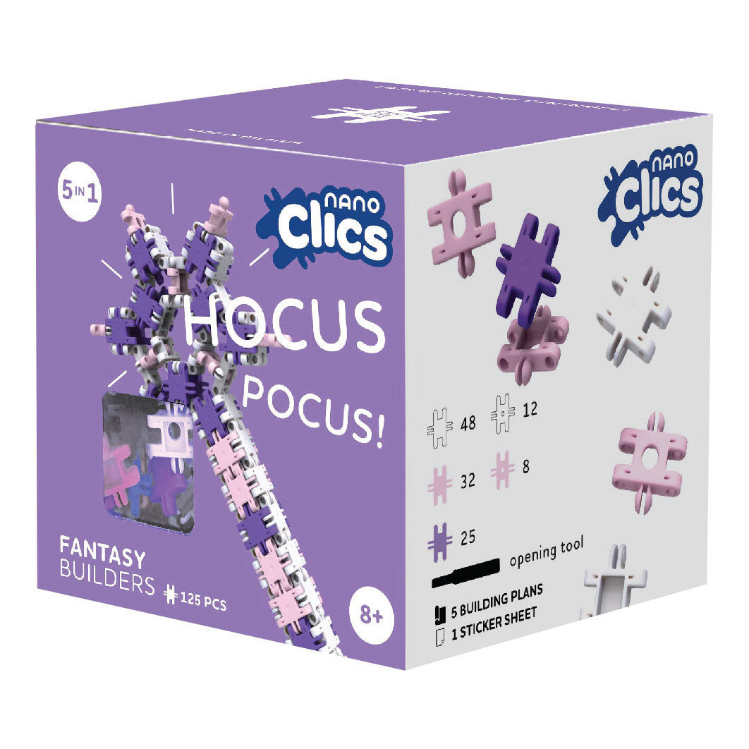 Clics nano - constructeurs fantastiques, 125 pcs.