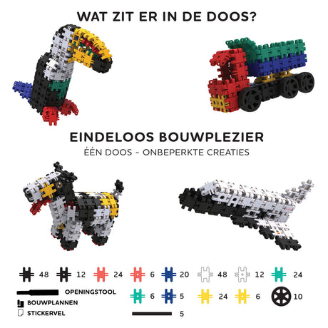 Clics nano - constructeurs créatifs, 250 pcs.