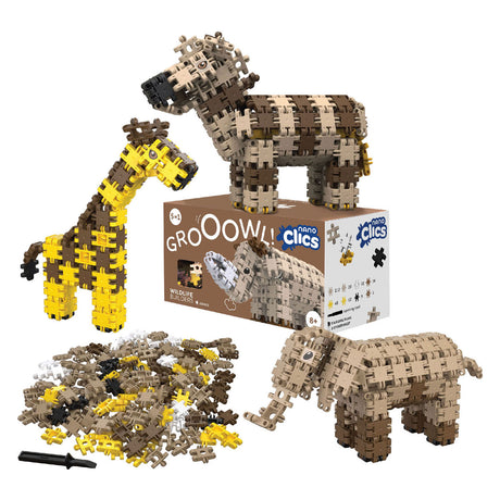 Clics nano - faune, 250 pcs.