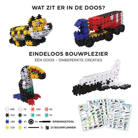 Clics nano – creative builders 2000 pièces – blocs de construction 15 en 1 – jouets fabriqués à partir de plastique 100 % recyclé – jouets 8, 9, 10, 11, 12 ans – jouets de construction