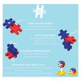 Clics nano – creative builders 2000 pièces – blocs de construction 15 en 1 – jouets fabriqués à partir de plastique 100 % recyclé – jouets 8, 9, 10, 11, 12 ans – jouets de construction