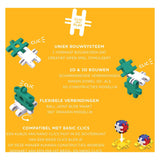 Clics nano - jeu de construction de constructeurs créatifs - 1000 pcs.