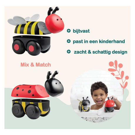 Boîte à insectes Wheely Clics Magimals - 6 pcs.