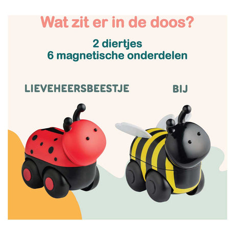 Boîte à insectes Wheely Clics Magimals - 6 pcs.