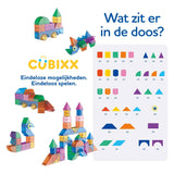 Jouets de construction magnétiques Cubixx - 64 pièces.