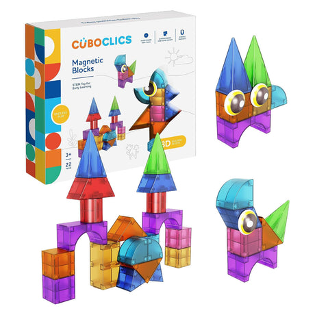 Clics cubo creative pack magnetisch bouwspeelgoed - 22dlg.