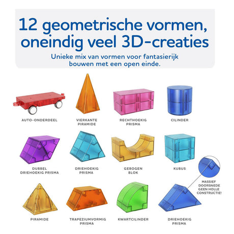 Clics cubo creative pack magnetisch bouwspeelgoed - 64dlg.