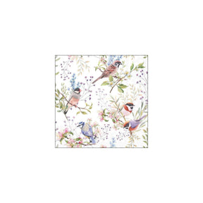 Serviettes Ambiente 33cm oiseaux occupés