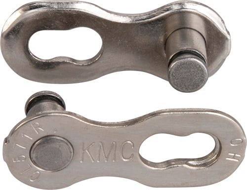 KMC Missinglink 7 8r EPT Bicycle Lock 7,3 mm argent