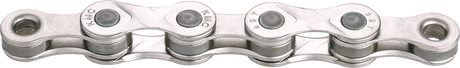 KMC E9 Silver Bicycle Chain 1 2x11 128 - 122 Liens