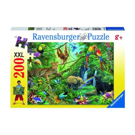 Ravensburger Puzzle Animaux dans la jungle 200 pièces xxl