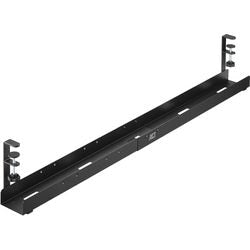 Passe-câbles réglable Act pour sous bureau, fixation par système de serrage 80cm 100cm 120cm ac8376