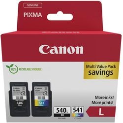 Cartouche d'encre canon 5224b013 540, 541 cyan, jaune, magenta, noir