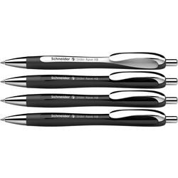 Stylo à bille Schneider instruments d'écriture Schneider - slider rave Trend - plume xb - boîte assortie 3 + 1 offerte - s-132584