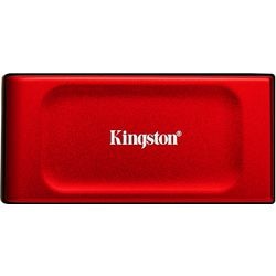 Kingston xs1000 SSD externe portable 2 To (rouge noir, SXS1000R 2000G, USB-A 3.2 (10 Go s))