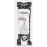Sac poubelle Brabantia m 60l rouleau de 10 sacs