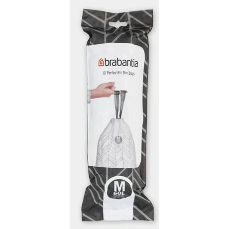 Brabantia sacs poubelles perfectfit m 60l 10 pièces