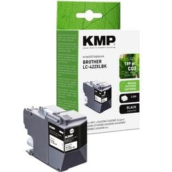 Cartouche d'encre kmp compatible brother lc422xlbk noir