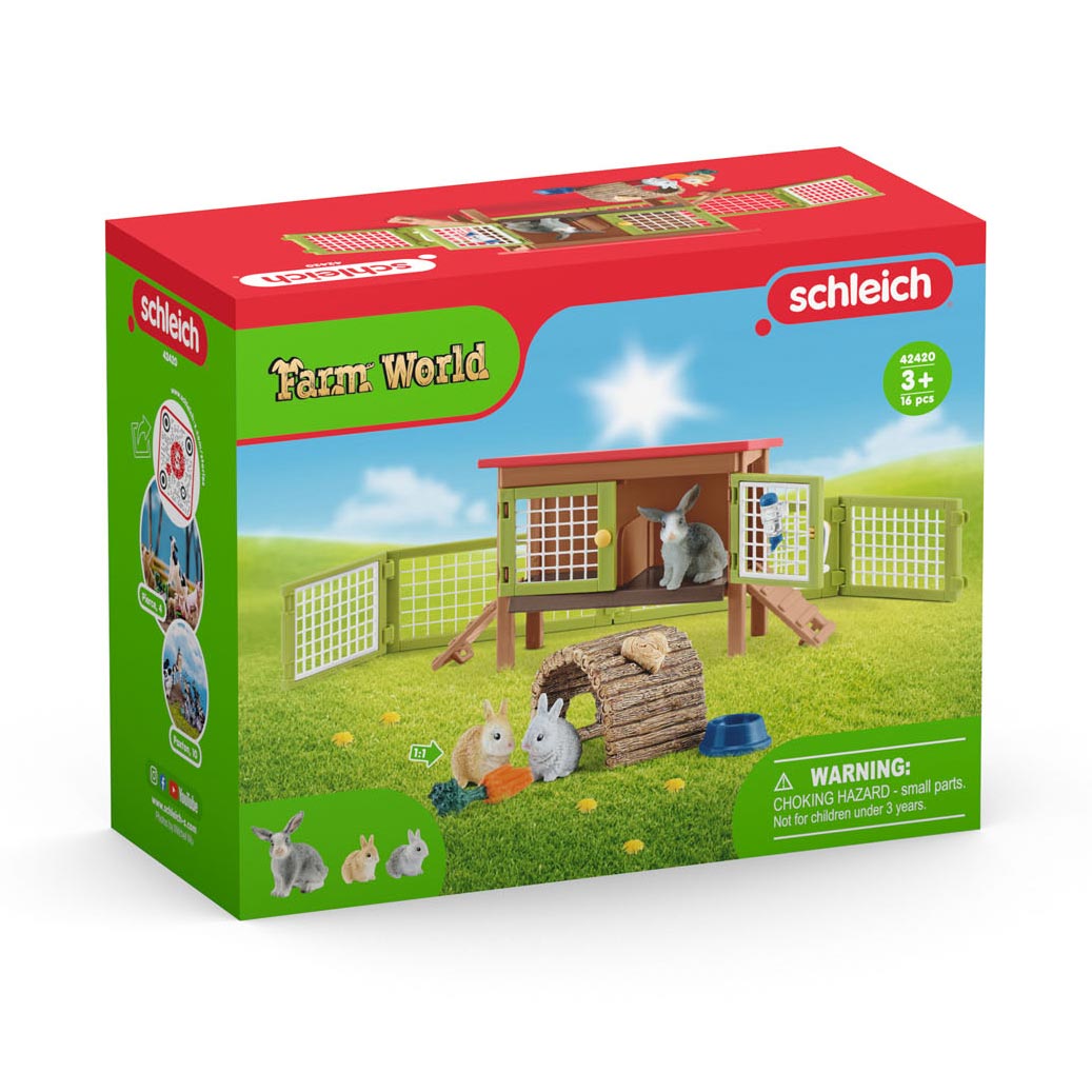 Schleich Farm World králíka Hutch