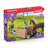 Boîte de lavage pour chevaux Schleich Horse Club avec Emily et Luna de Hor 42438