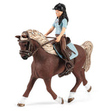 Boîte de lavage pour chevaux Schleich Horse Club avec Emily et Luna de Hor 42438