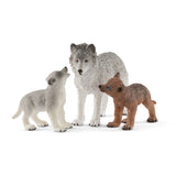 Schleich Wild Life Wolvin avec Wolvenwelpen 42472