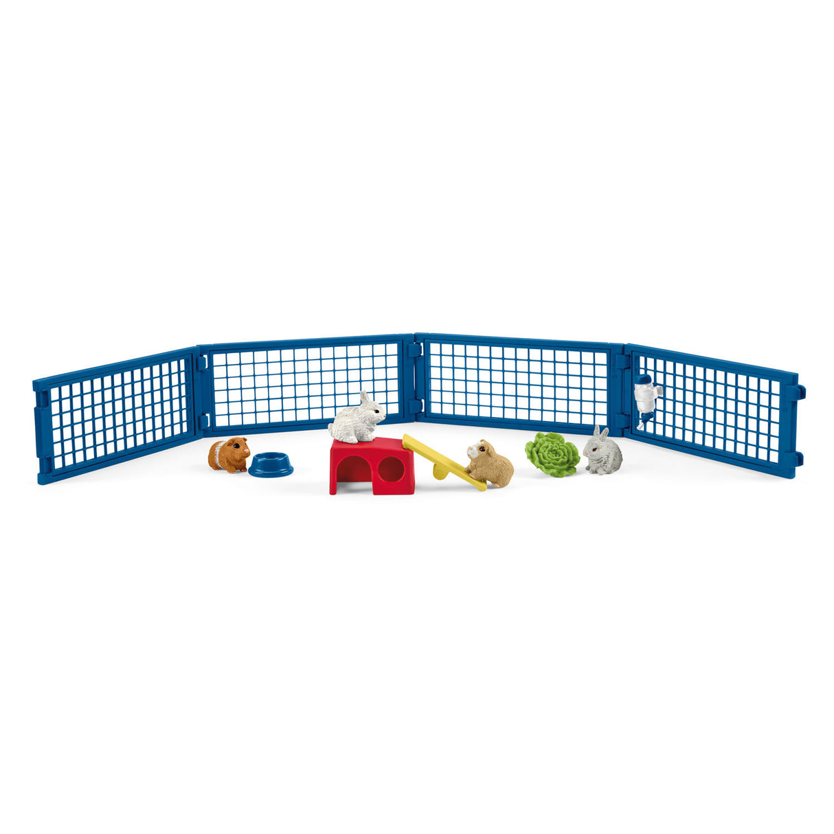 Clapier pour lapins et cochons d'Inde Schleich Farm World 42500