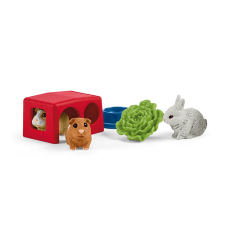 Clapier pour lapins et cochons d'Inde Schleich Farm World 42500