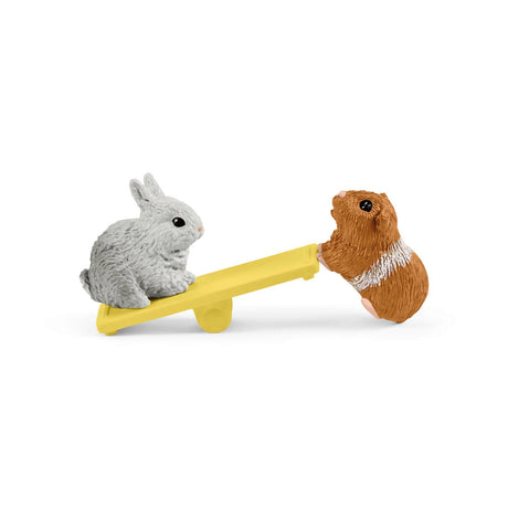 Clapier pour lapins et cochons d'Inde Schleich Farm World 42500