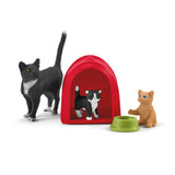 Schleich monde de la ferme récréation pour chats et chats mignons 42501