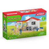 Schleich ferme mondiale cabinet vétérinaire avec animaux 42502