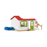 Schleich ferme mondiale cabinet vétérinaire avec animaux 42502