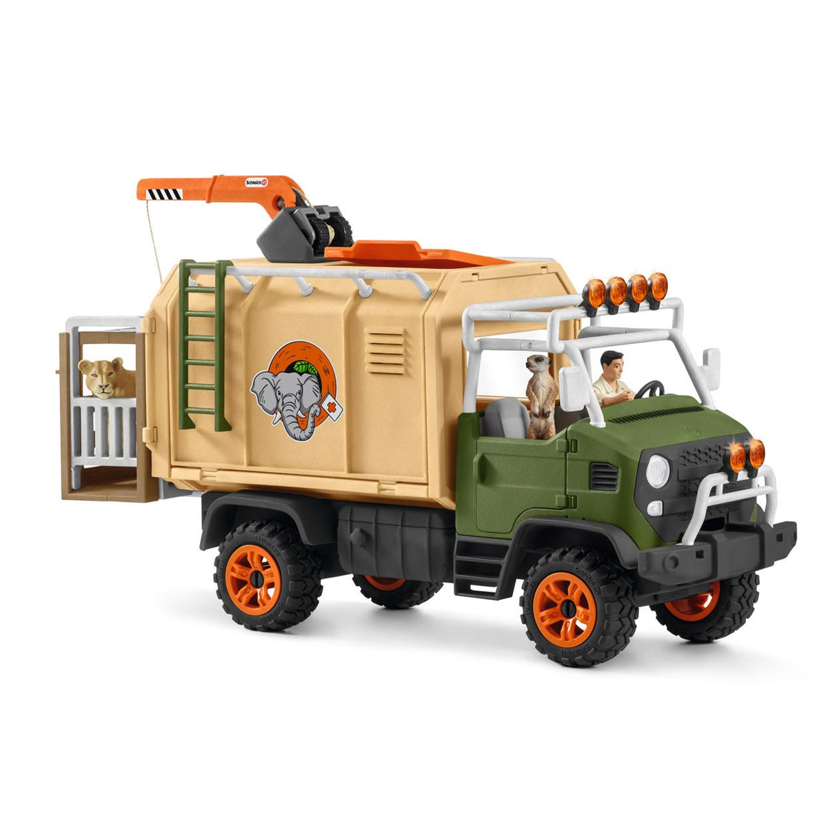 Schleich Wild Life Camion de sauvetage pour grands animaux 42475
