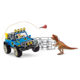Véhicule tout-terrain Schleich dinosaures avec poste de garde dinosaure 41464