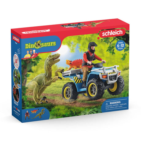 Let Schleicha Dinosaura z Velociraptor na Quad 41466