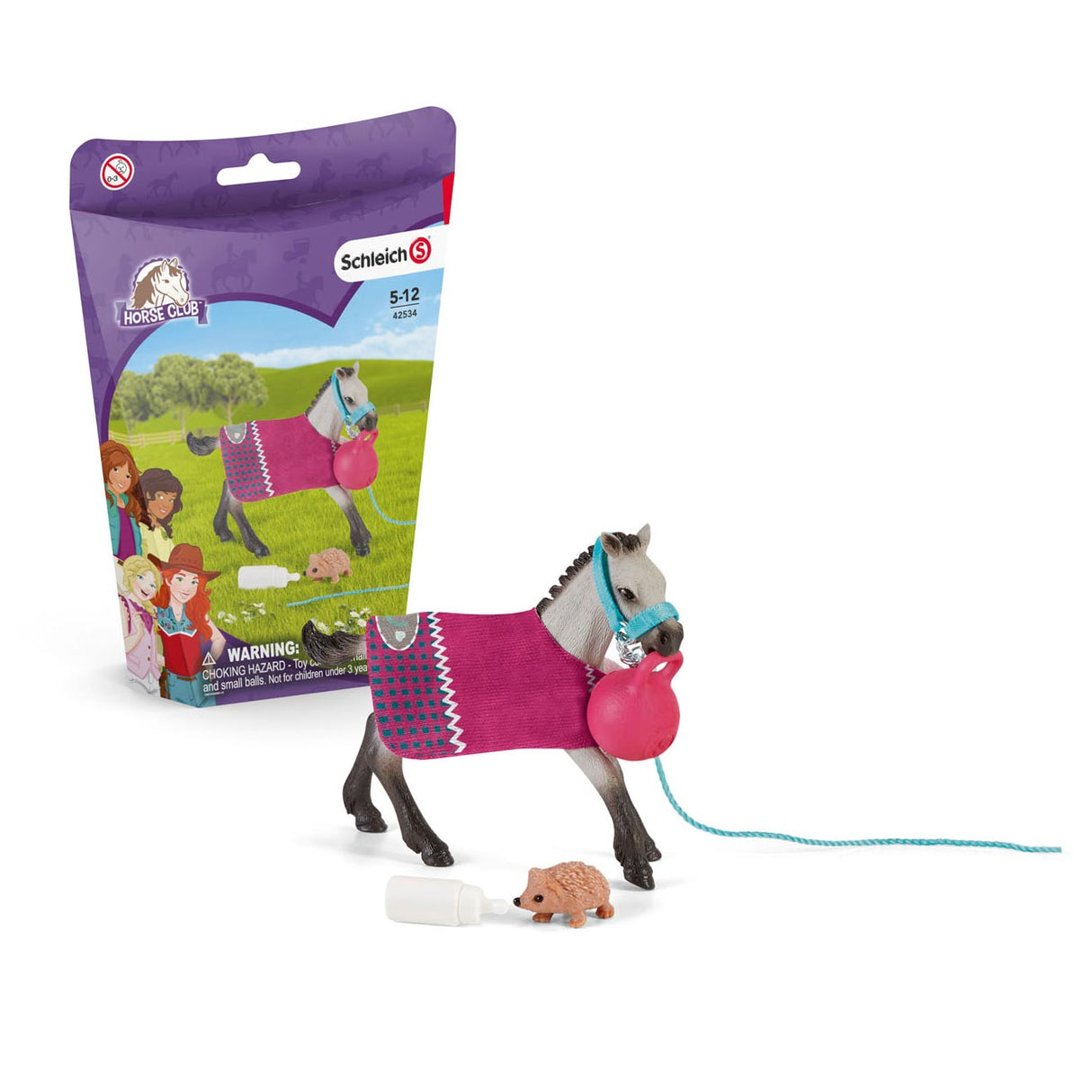 Schleich Horse Club jouant du plaisir avec le poulain 42534