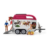 Aventure de club de chevaux Schleich avec voiture et remorque de cheval 42535