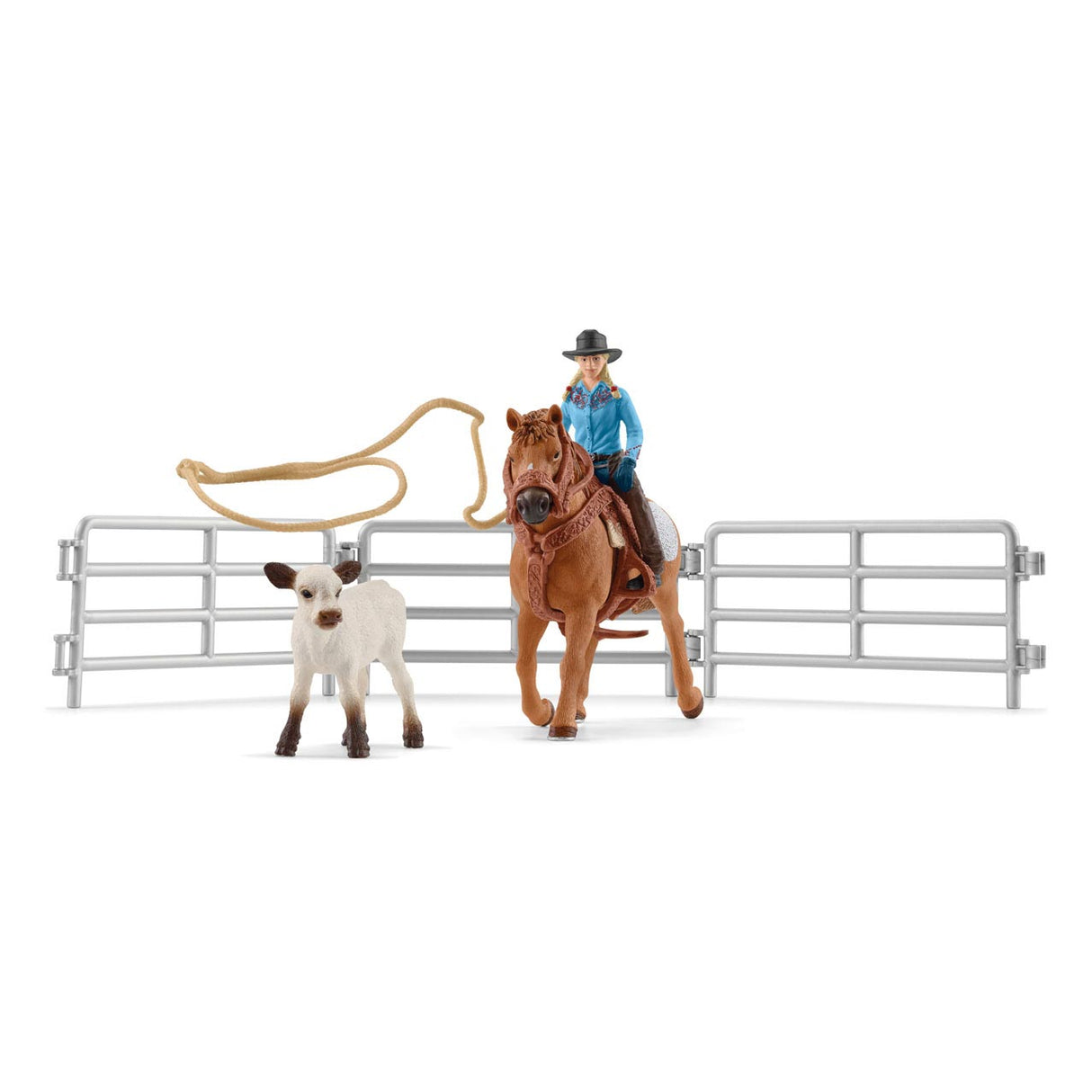 Schleich Farm World Team Roping s Cowgirl 42577