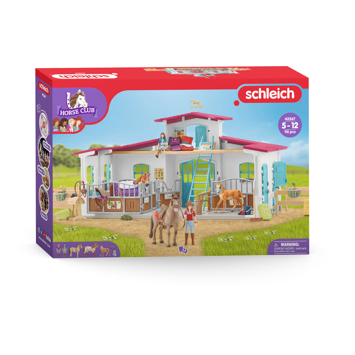 Centre équestre Schleich Horse Club avec accessoires 42567