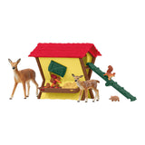 Schleich Farm World nourrir les animaux de la forêt 42658