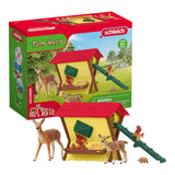 Schleich Farm World nourrir les animaux de la forêt 42658