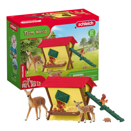 SCHLEICH FARM WORLD Les animaux forestiers nourrissent 42658