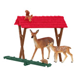 Schleich Farm World nourrir les animaux de la forêt 42658
