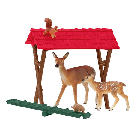 SCHLEICH FARM WORLD Les animaux forestiers nourrissent 42658