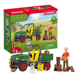 Schleich Farm World Houtzager avec véhicule 42659